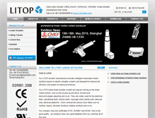 Tablet Screenshot of litopmotion.com